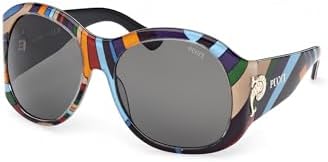 Amazon.com: Sunglasses Emilio Pucci EP 0111 66Y Shiny Red/Pale